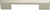 Thin Square Pull 5 1/16'' cc Brushed Nickel A867-BN