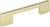 Thin Square 5 1/16'' cc Bar Pull A867-FG