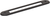 Brockwell 5 1/16'' cc Pull Backplate TK3353BLK