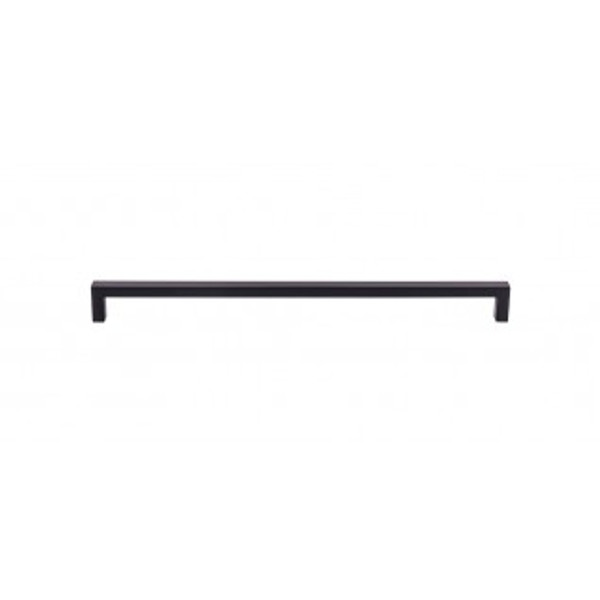 Nouveau III Square Bar Pull 17 5/8'' cc M2139 Flat Black