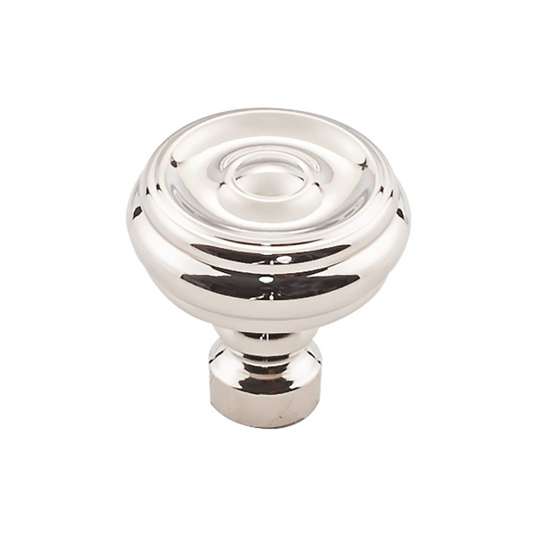 Brixton Button Knob 1 1/4 Inch in Polished Nickel TK882PN