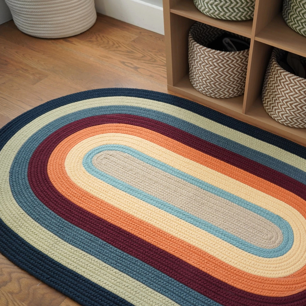 Bryson Multi-Colored Braid Rugs | Colonial Mills