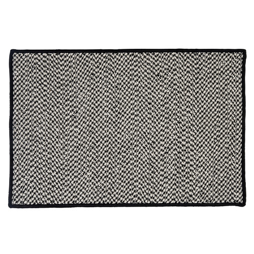 Black Colonial Mills Houndstooth Doormats Made in the USA by Colonial Mills