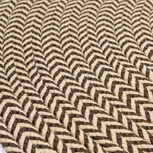 Bark Colonial Mills Ibizia Woven Chevron Rugs. Round braided indoor/outdoor tweed rug made in the USA by Colonial Mills