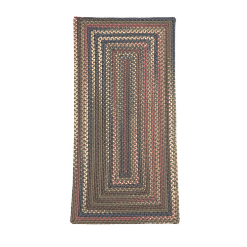 Ash Grey Colonial Mills Lucid Braided Multi Runners. Braided Runner Rugs Made in the USA