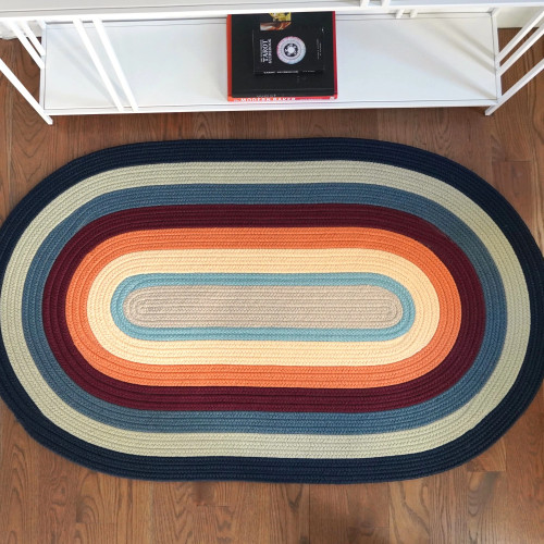 Bryson Multi-Colored Braid Rugs | Colonial Mills
