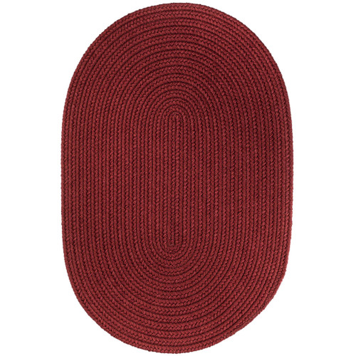 WearEver Area Rug - Oval - S005 Colonial Red