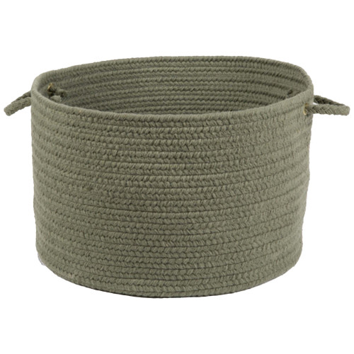 Wool Solids Basket - S111 Moss