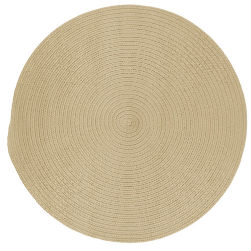 Linen Colonial Mills Barataria Round Rugs. Braided Indoor Outdoor Rugs Made in the USA