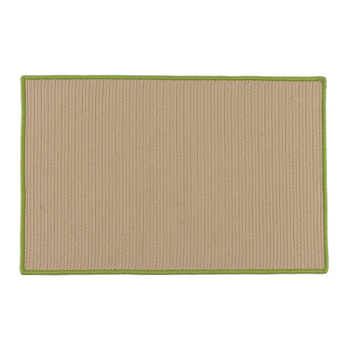 Green Colonial Mills Seville Doormats, rectangle indoor / outdoor doormat made in the USA by Colonial Mills