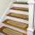 Green Colonial Mills Charlesgate Stair Treads. Wool oval farmhouse braided stair treads made in the USA