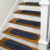 Navy Colonial Mills Worley Stair Treads. Rustic Farmhouse oval braided stair treads made in the USA