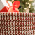 Candycane Red Colonial Mills Vixen Zig-Zag Woven Holiday Basket. Braided Christmas storage Made in the USA