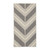 Moonwalk Grey Colonial Mills Milo Runners. USA Made natural wool braided chevron runner rug