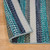 Blue Planet Colonial Mills Barrett Stripe Square Rugs. Braided Rugs Made in the USA