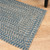Oasis Blue Colonial Mills Bridgeport Tweed Square Rugs. Braided Rugs Made in the USA