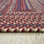 Rusted Red Colonial Mills Lucid Braided Multi Runners. Braided Runner Rugs Made in the USA