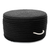 Black Colonial Mills Simply Home Solid Pouf. Braided Round Indoor / Outdoor Pouf Ottomans Made in the USA