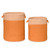 Orange Colonial Mills Splash Indoor/Ourdoor Hampers Braided Storage Hampers Made in the USA