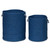 Blue Colonial Mills Sundance Woven Hampers. Braided laundry hamper for clothes made in the USA