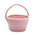 Blush Pink Colonial Mills Easter Pastel Wool Basket Braided Baskets Made in the USA