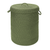 Moss Green Colonial Mills Simply Home Solid Hampers. Braided hamper with lid made in the USA