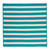 Turquoise Colonial Mills Stripe-It Square Rugs Braided Rugs Made in the USA