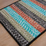 Earth Vibes Colonial Mills Ashton Tweed Stripe Square Rugs. Braided Rugs Made in the USA
