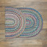 Grey Colonial Mills Cloverdale Wool Multi Oval Rugs. Traditional space-dyed wool braided rugs made in the USA by Colonial Mills
