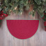 Holiday Red Colonial Mills Holiday Accent Hearth Slice Rugs. Christmas Braided Rugs Made in the USA by Colonial Mills