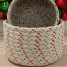Natural Multi Colonial Mills Dasher Woven Nesting Baskets Set-2. Braided Christmas Storage Set Made in the USA