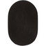 WearEver Area Rug - Oval - S016 Black