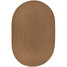 WearEver Area Rug - Oval - S025 Light Brown