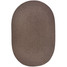 WearEver Area Rug - Oval - S026 Dark Taupe