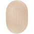 Wool Solids Area Rug - Oval - S100 Sand