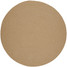 Wool Solids Area Rug - Round - S101 Wheat