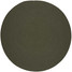 Wool Solids Area Rug - Round - S129 Dark Sage