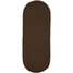 Wool Solids Area Rug - Runner - S116 Walnut