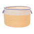 Yellow & Purple Colonial Mills In The Band Baskets Braided Baskets Made in the USA