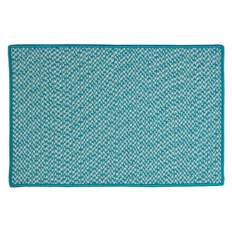 Colonial Mills Houndstooth Doormats - Turqouise 45 x 70