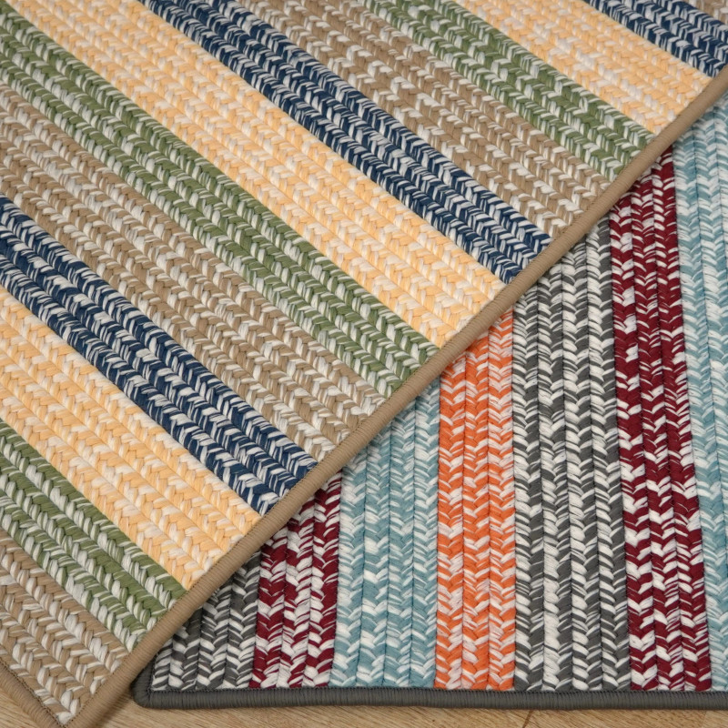 Baily Tweed Stripe Rectangle Rugs