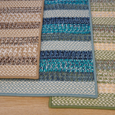 THE APARTNENT ラグマット　stabridge Barrett Stripe Rectangle Rugs | Colonial Mills