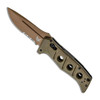 Benchmade Adamas Automatic Knife Olive G-10 Handle 2750SFE-2