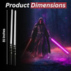 31' RGB 2 in 1 Dual-Sided Light Sabers
