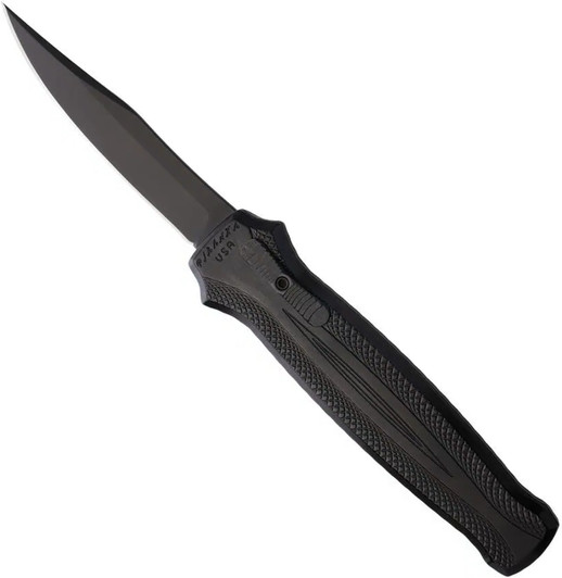 Piranha Rated-R OTF Automatic Knife Tactical Black P-19BKT
