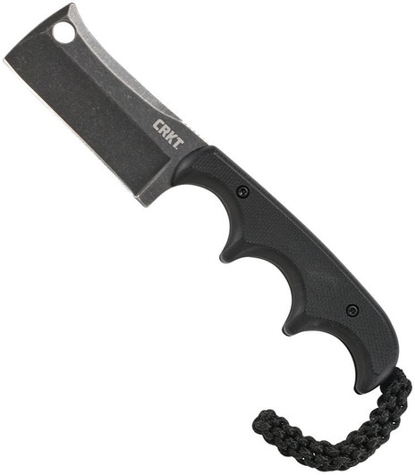 CRKT Folts Minimalist Cleaver Neck Knife Blackout 2383KC