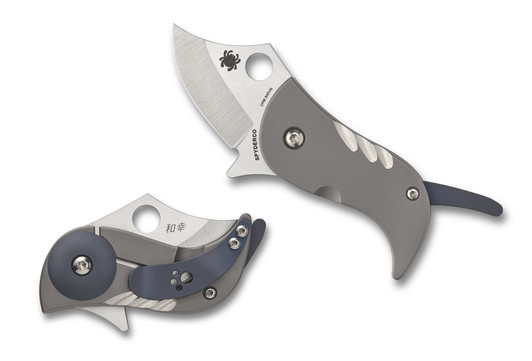 Spyderco Pochi Frame Lock Knife Titanium S45VN C256TIP