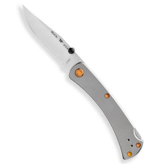 Buck 110 Legacy Collection Titanium Slim Pro TRX Folding  Knife Limited Edition  110GYSLE1-B