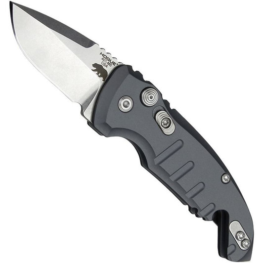 Hogue Knives CA Legal A01 Microswitch Automatic Knife Gray 24122