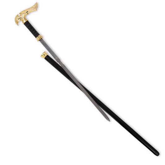 Kit Rae Axios Damascus Special Edition Sword Cane KR0056G